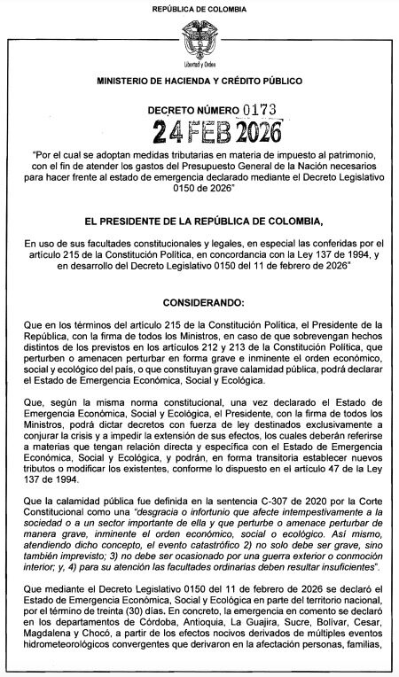 Orza | Technical and Tax Analysis of the Economic Emergency Decree No. 1